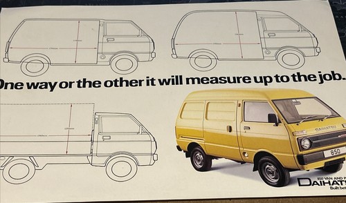 The daihatsu 850 - daihatsu, van