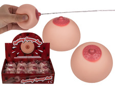 Boob Squirt Ball Squeeze Stress Funny Boobs Water Pistol Adult Gift Hen Stag