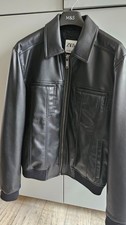 ZARA Men's Black Faux Leather