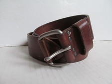 Polo Ralph Lauren mens brown leather belt sz 34