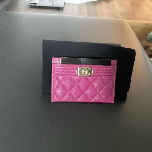 Chanel caviar credit card - chanel,