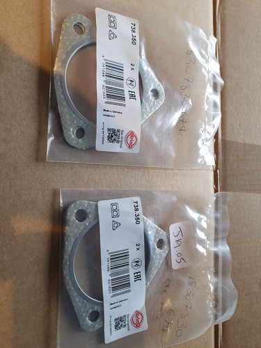 Exhaust down pipe gasket set - exhaust,