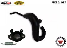 FITS KAWASAKI KDX125 KDX 125 BIG ONE EXHAUST PIPE + FREE GASKET