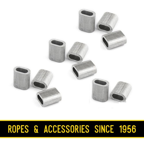 Steel wire rope ferrules - steel,
