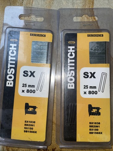 Bostitch 25mm staples - 25mm, 1600