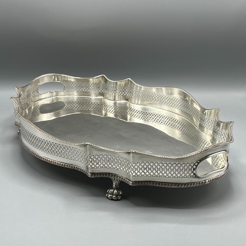 Antique silver plated gallery - antique,