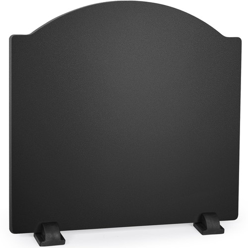 Fireplace fireback with feet - fireback, feet-