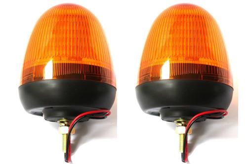 Two 24v led beacon amber - 12-24v,