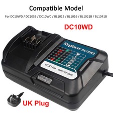 DC10WD Battery Charger for Makita 10.8V-12V CXT Li-ion Battery BL1015 BL1041B 3A