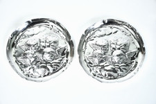 Antique Silver Pair of Dishes