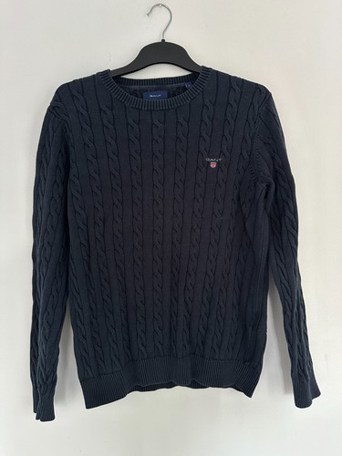 Gant men cable knit - gant, navy