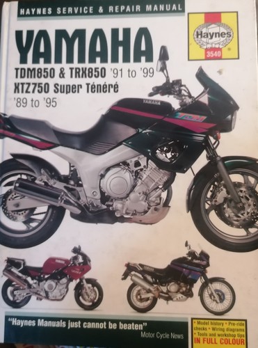 Haynes yamaha tdm850 trx850 - haynes,