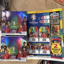 Topps Match Attax UEFA Euro 2024 Rodri Spain 100 Club plus 2 boxes of cards Xmas