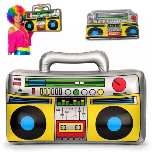 Inflatable boom box radio - box,