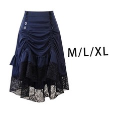 Women Gothic Skirt Drawstring