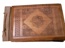 Scrapbook wood covers ornate