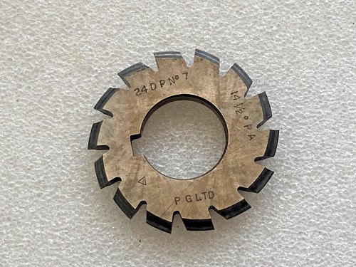 Involute gear cutter 24dp no7 - cutter,
