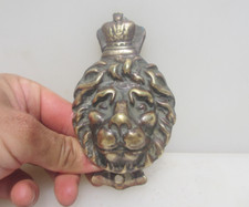 Antique Brass Lion Head Door