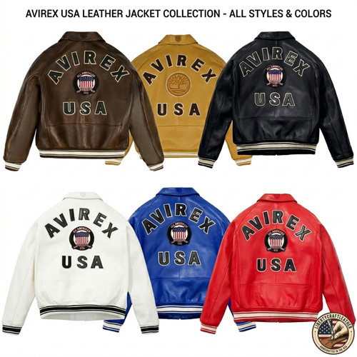 Men avirex real leather - avirex,