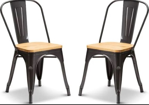 Gun metal oak wood - metal,