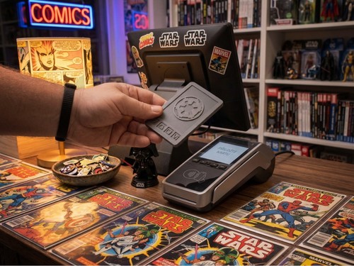 Star wars pay - star, card