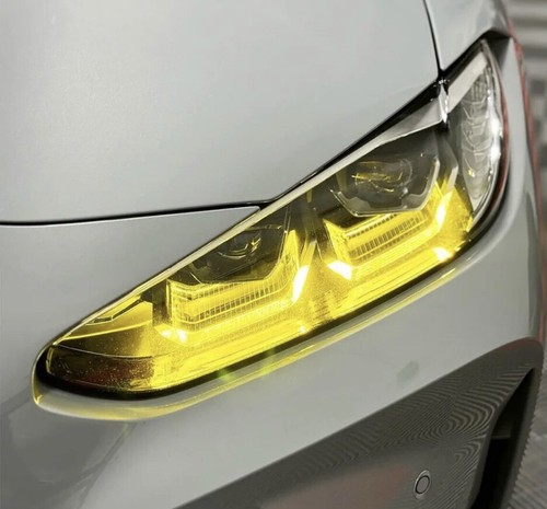 Bmw csl style - bmw, yellow