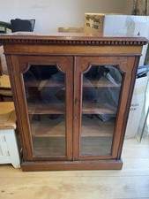 Victorian Two Door Display Cabinet