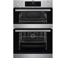 AEG 6000 Series DEB331010M Built-In Electric Double Oven - Stainless  DEB331010M