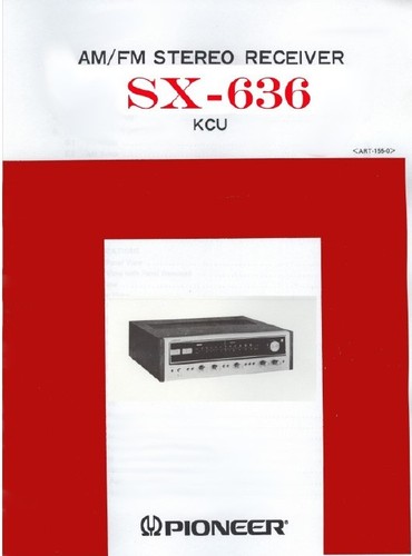Pioneer 636 receiver - pioneer,