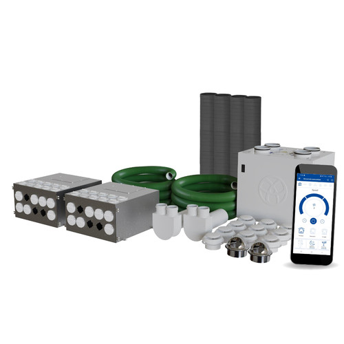 Heat recovery ventilation kit - heat,