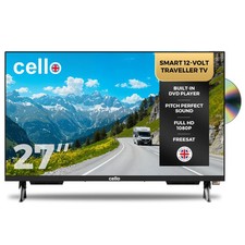 Cello C2725WSF 27″ Smart WebOS TV DVD 12v Traveller  WiFi Freeview Play UK MADE