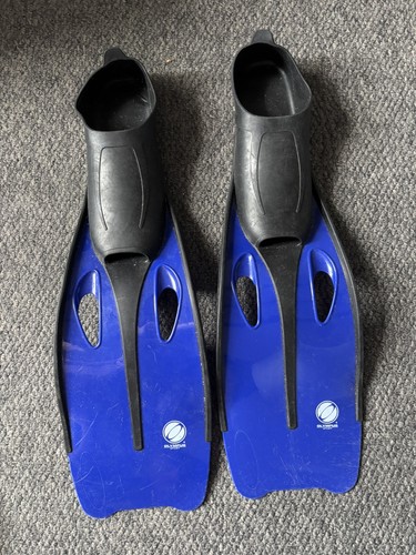 Flippers blue black scuba - flippers, blue/black