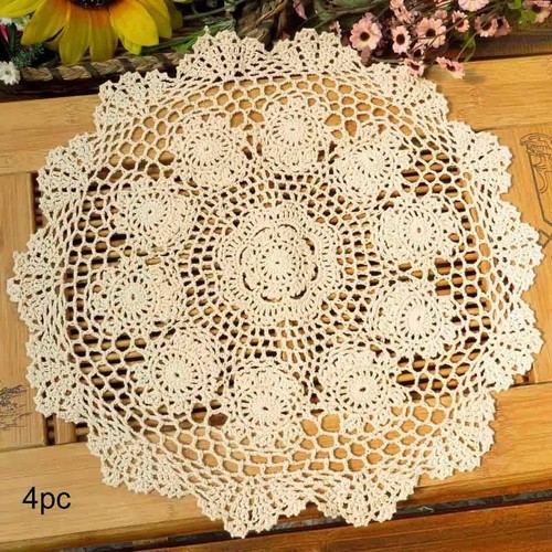 Table placemat crochet doilies - placemat,