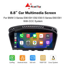 For BMW E60 E61 E90 E91 CCC 8.8'' Linux Autoradio CarPlay GPS Navi USB Bluetooth