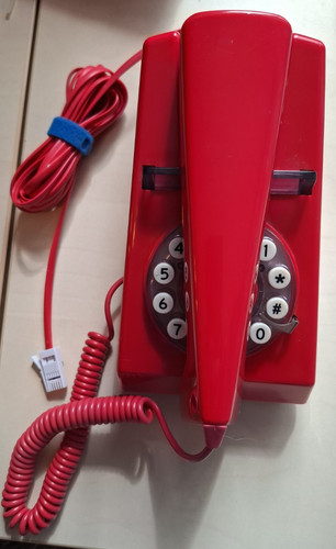Retro red trimphone - retro, by