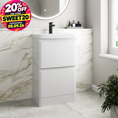 Bathroom cloakroom vanity unit - bathroom,