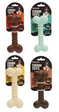 Dog Chew Toy Bone Ring Flavoured **Tough ** Choo Chum  Beef Chicken Chocolate