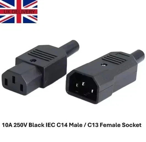 Rewireable iec c13 - iec, female