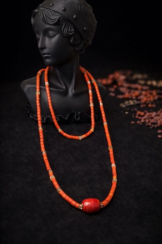 Authentic nigerian coral bead - nigerian,