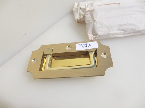 Vintage brass drawer handle - vintage,