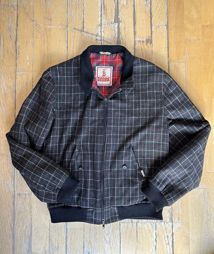 Baracuta wool padded bomber - baracuta,