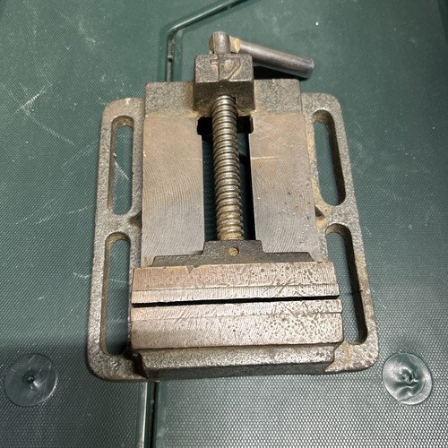 Cast iron drill press - drill, vice