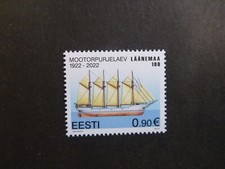 ESTONIA 2022 Motor Sailer Läänemaa Mint Stamp