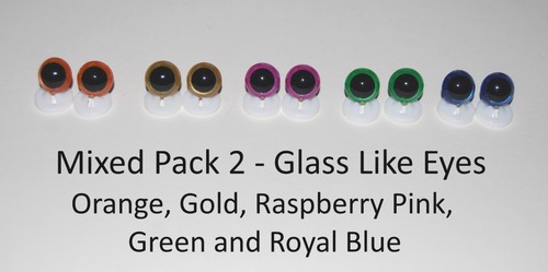 Glass like eyes plastic - like,