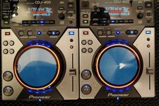 2 X PIONEER CDJ 400, SERVICED, MODDED, Cd Mp3 PC USB Controller Dj Decks 