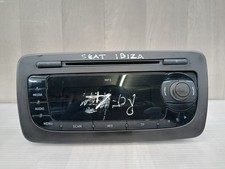 SEAT IBIZA 6J 2008 -2016 STEREO AUDIO CD PLAYER RADIO HEAD UNIT 6J2035153H REF 4
