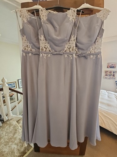 Grey full length - grey, bridesmaid