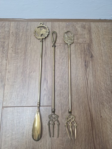 Vintage style brass fireplace - vintage,