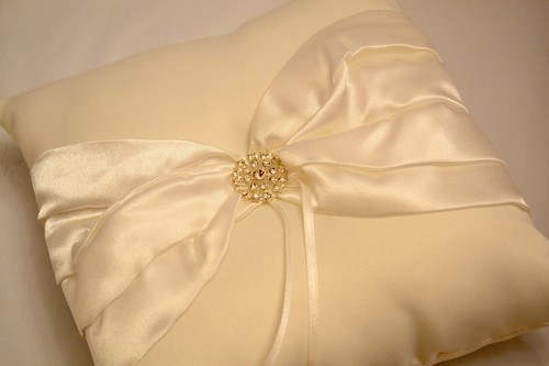 Wedding ring cushion pillow - ring,