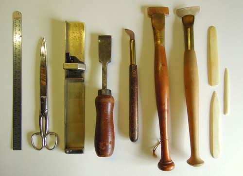 Book binding tools - binding, tools,